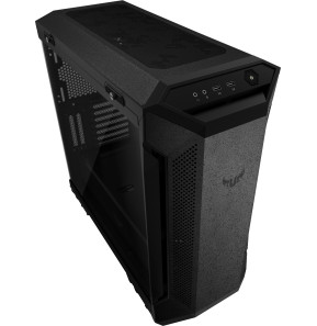 Boîtier PC ASUS TUF Gaming GT501 au format EATX avec panneau avant en métal panneau latéral en verre trempé  (90DC0012-B49000)
