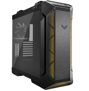 Boîtier PC ASUS TUF Gaming GT501 au format EATX avec panneau avant en métal panneau latéral en verre trempé  (90DC0012-B49000)