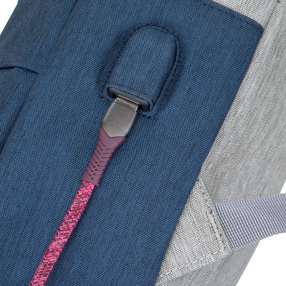 Sac à dos Rivacase Prater RIVA 7562 Gris bleu pour ordinateurs portables 15.6'' (RIVA 7562)