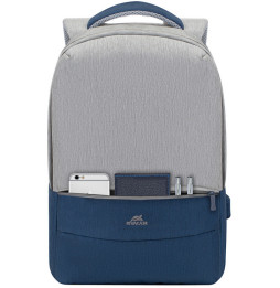 Sac à dos Rivacase Prater RIVA 7562 Gris bleu pour ordinateurs portables 15.6'' (RIVA 7562)