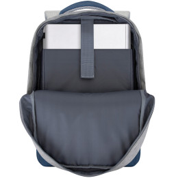 Sac à dos Rivacase Prater RIVA 7562 Gris bleu pour ordinateurs portables 15.6'' (RIVA 7562)