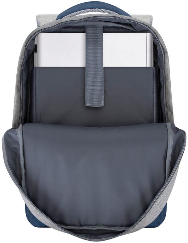 Sac à dos Rivacase Prater RIVA 7562 Gris bleu pour ordinateurs portables 15.6'' (RIVA 7562)