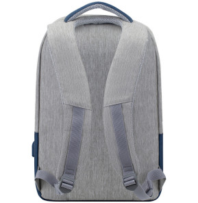 Sac à dos Rivacase Prater RIVA 7562 Gris bleu pour ordinateurs portables 15.6'' (RIVA 7562)