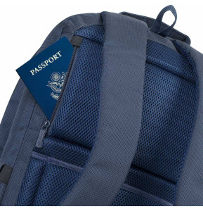 Sac à dos Rivacase Tegel 8460 Bleu foncé pour ordinateurs portables 17.3" (8460 Dark blue)