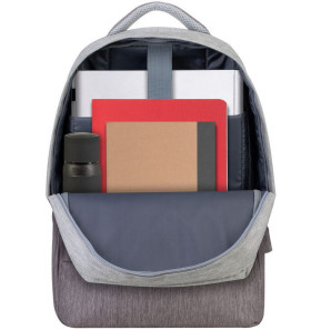 Sac à dos Rivacase Prater 7562 gris moka pour ordinateurs portables 15.6" (7562 grey/mocha)