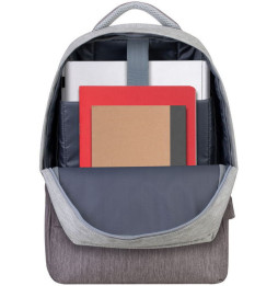 Sac à dos Rivacase Prater 7562 gris moka pour ordinateurs portables 15.6" (7562 grey/mocha)