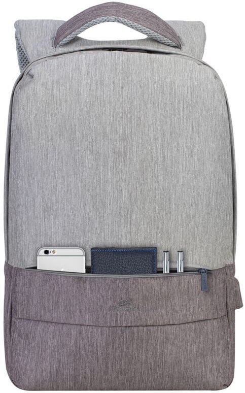 Sac à dos Rivacase Prater 7562 gris moka pour ordinateurs portables 15.6" (7562 grey/mocha)