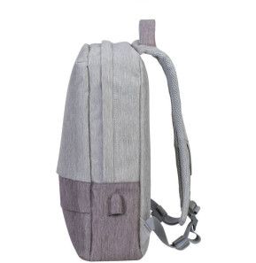 Sac à dos Rivacase Prater 7562 gris moka pour ordinateurs portables 15.6" (7562 grey/mocha)