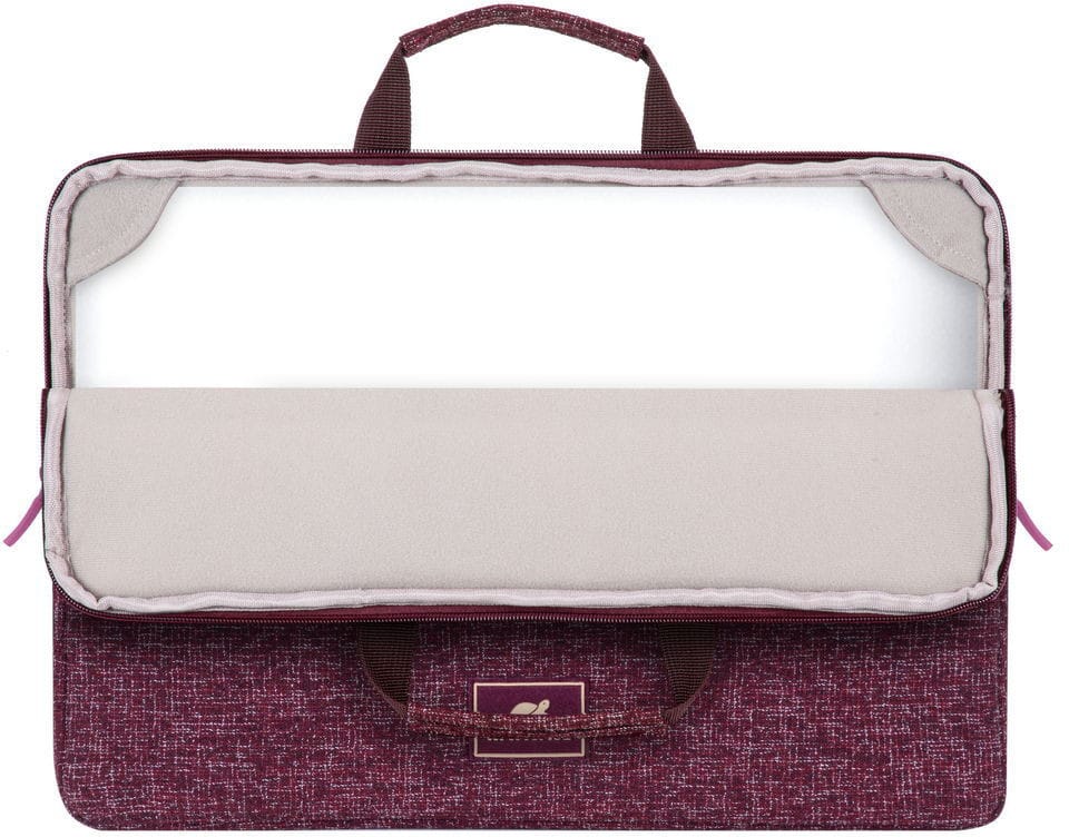 Housse avec poignées Rivacase Anvik 7913 rouge bourgogne pour MacBook Pro 14 et ordinateurs portables 13.3" (7913 burgundy red)