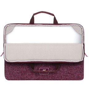Housse avec poignées Rivacase Anvik 7913 rouge bourgogne pour MacBook Pro 14 et ordinateurs portables 13.3" (7913 burgundy red)