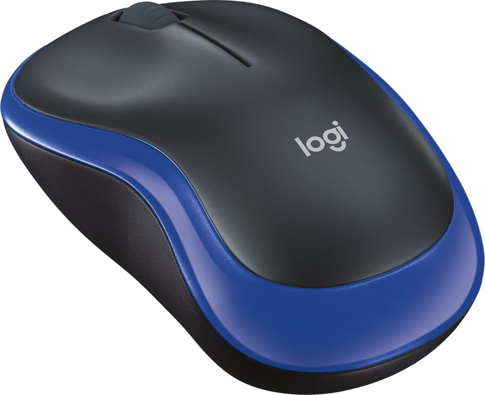 Souris Logitech sans fil M185 bleu