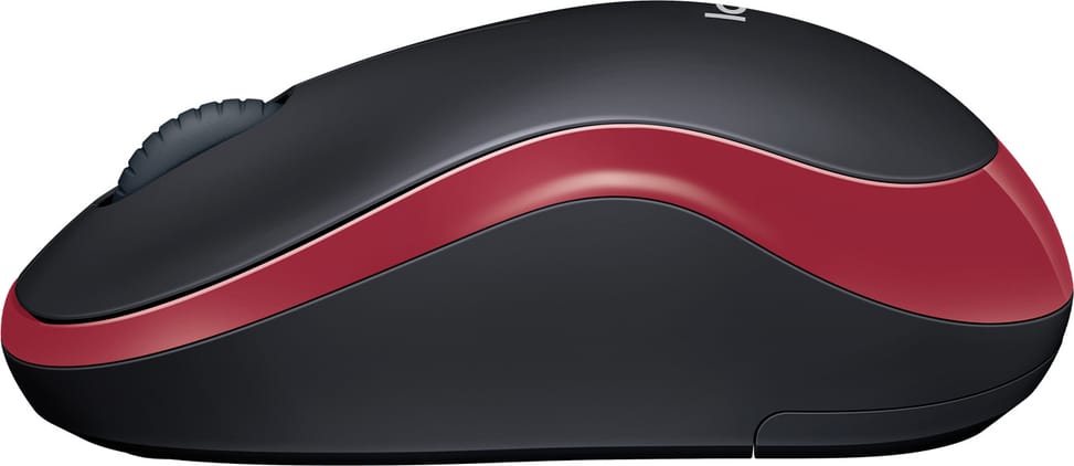 Souris Logitech sans fil M185 Rouge