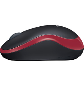 Souris Logitech sans fil M185 Rouge