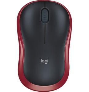 Souris Logitech sans fil M185 Rouge