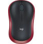 Souris Logitech sans fil M185 Rouge