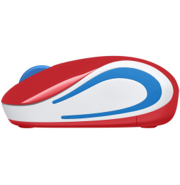 Logitech Wireless Mini Mouse M187 Rouge