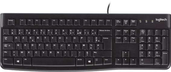 Clavier à connexion USB Logitech K120 - AZERTY