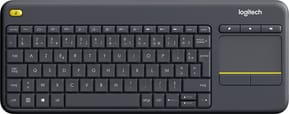 Clavier sans fil avec pavé tactile intégré Logitech K400 Plus (AZERTY, Français)