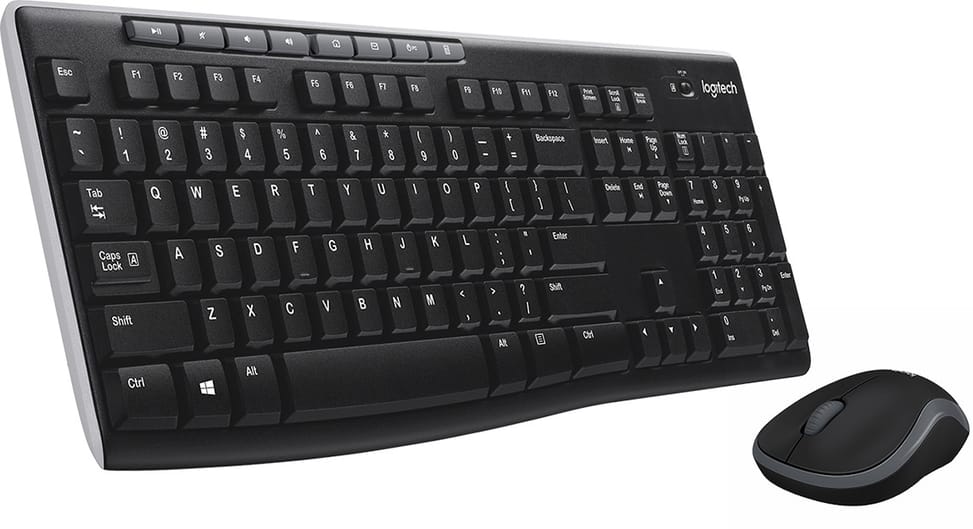 Logitech Wireless Desktop MK270 - Ensemble sans fil souris + clavier (AZERTY Français)