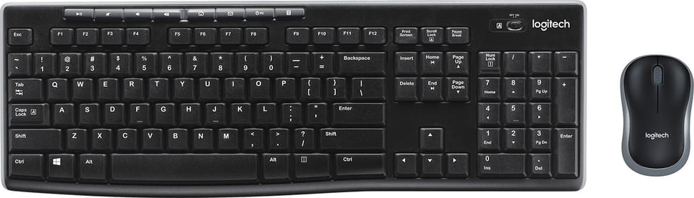 Logitech Wireless Desktop MK270 - Wireless Mouse + Keyboard Combo (French AZERTY) — image 2