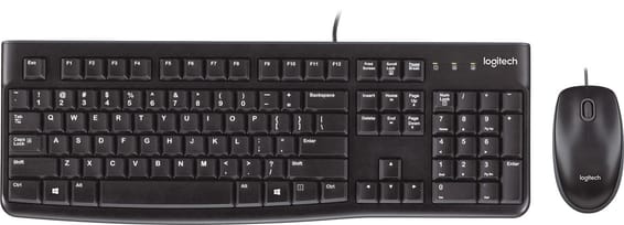 Logitech Desktop MK120 - Ensemble souris + clavier (AZERTY Français)