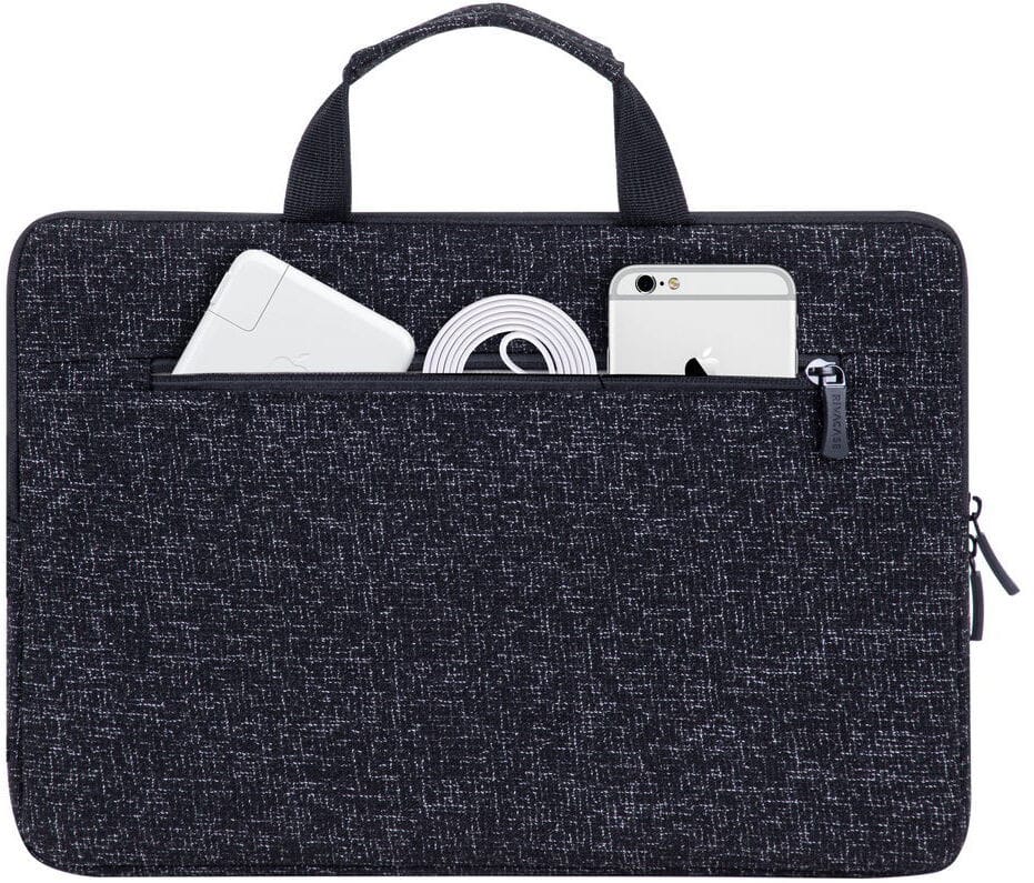 Housse avec poignées Rivacase Anvik 7913 Noir pour MacBook Pro 14 et ordinateurs portables 13.3" (7913 black)