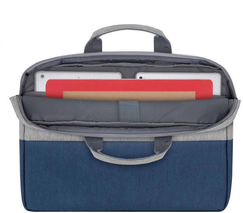 Sacoche Rivacase Prater 7532 Gris Bleu foncé pour ordinateurs portables 15,6" (RIVA 7532)