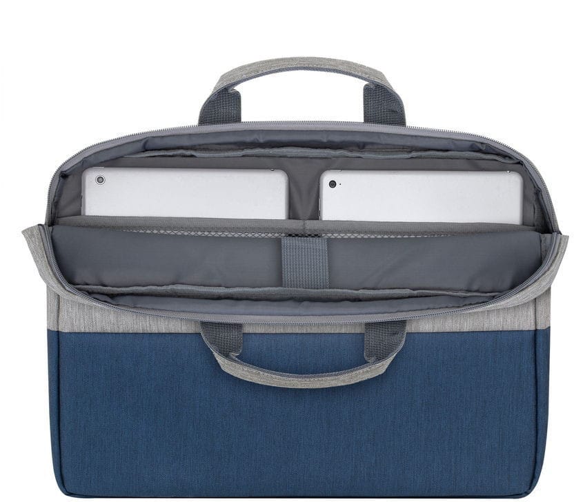 Sacoche Rivacase Prater 7532 Gris Bleu foncé pour ordinateurs portables 15,6" (RIVA 7532)