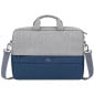 Sacoche Rivacase Prater 7532 Gris Bleu foncé pour ordinateurs portables 15,6" (RIVA 7532)