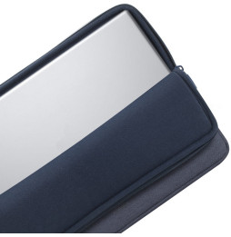 Housse Rivacase Suzuka 7703 Bleu pour ordinateurs portables 13.3" et Macbook Pro 14 (7703 Blue)
