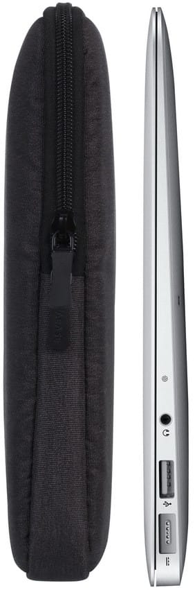 Housse Rivacase Suzuka 7703 Noir pour ordinateurs portables 13.3" et Macbook Pro 14 (7703 Black)