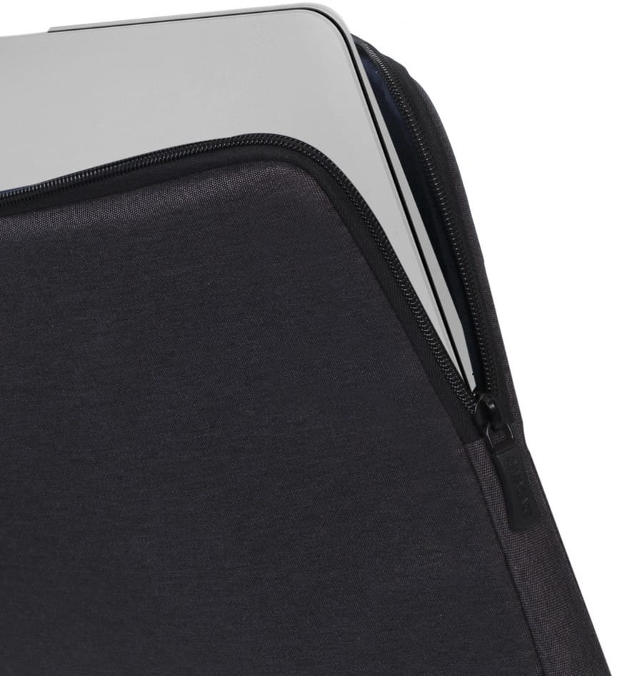 Housse Rivacase Suzuka 7703 Noir pour ordinateurs portables 13.3" et Macbook Pro 14 (7703 Black)