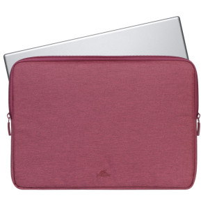 Housse Rivacase Suzuka 7703 Rouge pour ordinateurs portables 13.3" et Macbook Pro 14 (7703 Red)