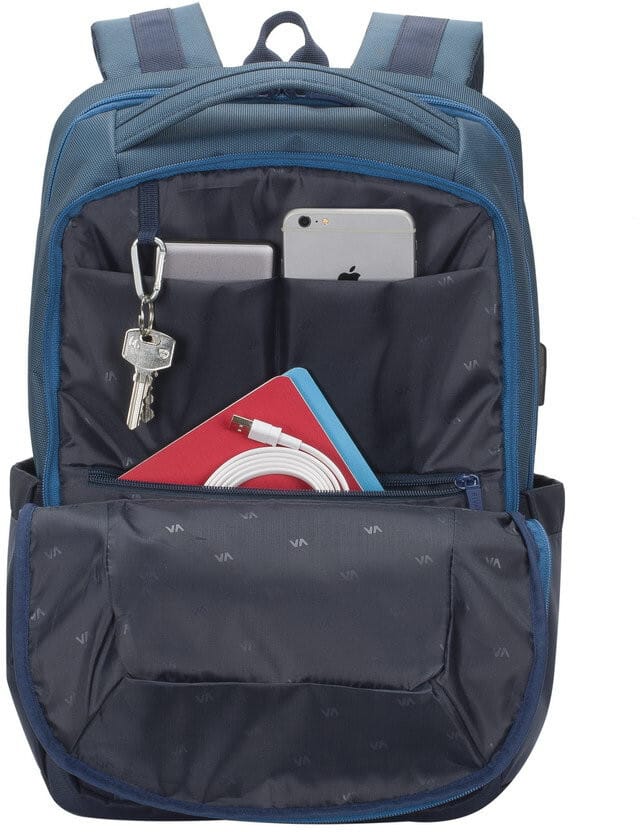Sac à dos Rivacase 7767 Blue Aquamarine pour ordinateurs portables 15,6" (7767 blue)