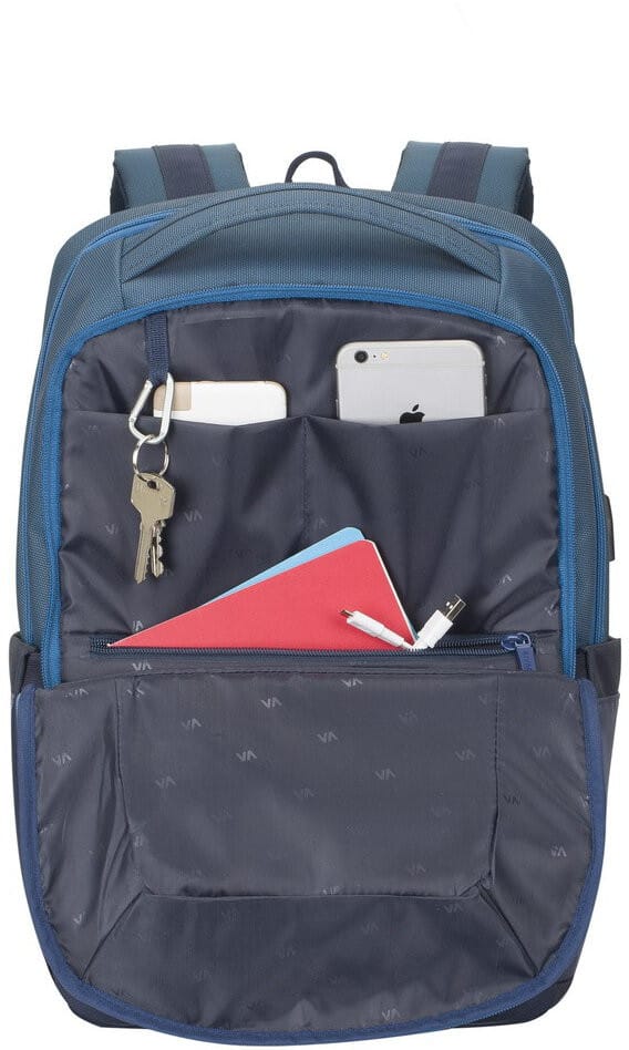 Sac à dos Rivacase 7767 Blue Aquamarine pour ordinateurs portables 15,6" (7767 blue)