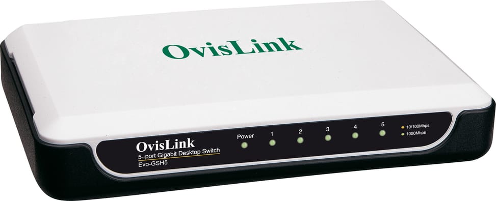 OvisLink Switch Non-Administrable Gigabit Pure 5 ports (Evo-GSH5) — image 1