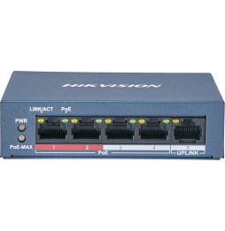 Switch Non Administrable HIKVISION 5 Ports 10/100 POE (DS-3E0105P-E-M-B)