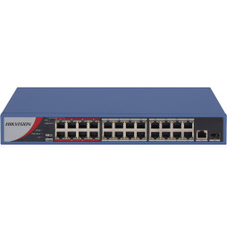 Switch Non Administrable HIKVISION 24 Ports Fast Ethernet 10/100 POE (DS-3E0326P-E-M-B)