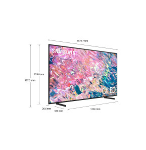 Téléviseur Samsung Q60B Smart TV 4K QLED UHD 75" (QA75Q60BAUXMV)