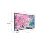 Téléviseur Samsung Q60B Smart TV 4K QLED UHD 75" (QA75Q60BAUXMV)