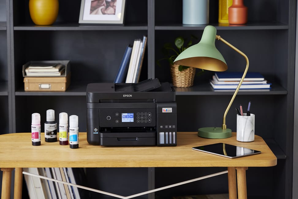 طابعة احترافية متعددة الوظائف بخزانات حبر قابلة لإعادة التعبئة Epson EcoTank L6270 (C11CJ61404) — صورة 11