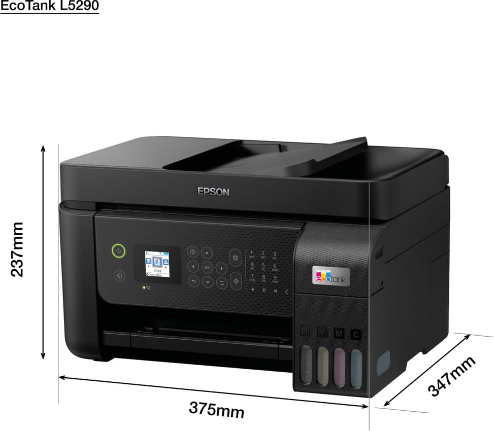 طابعة احترافية متعددة الوظائف بخزانات حبر قابلة لإعادة التعبئة Epson EcoTank L5290 (C11CJ65405) — صورة 11