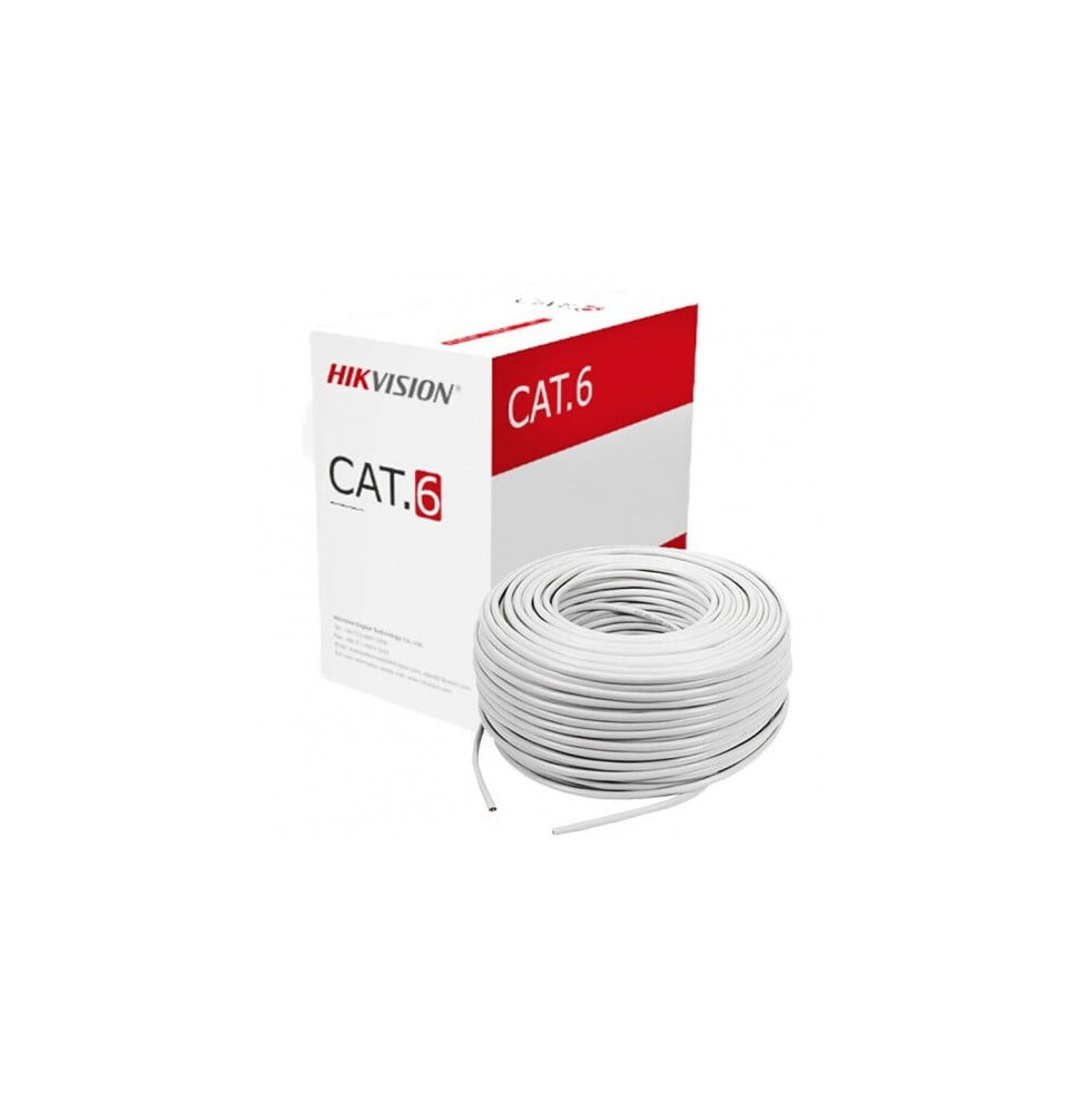 Cable Réseau HIKVISION CAT6 UTP 305 m (DS-1LN6U-W-CCA)