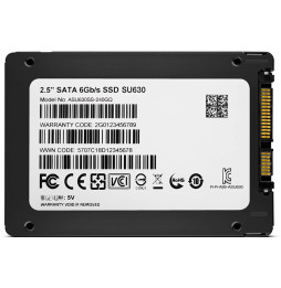 Disque Dur interne SSD ADATA SU630 2.5" 240 GB(ASU630SS-240GQ-R)