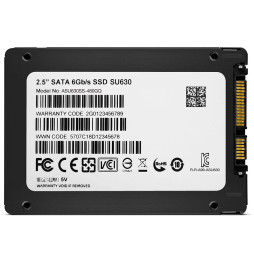 Disque Dur interne SSD ADATA SU630 2.5" 480 GB(ASU630SS-240GQ-R)