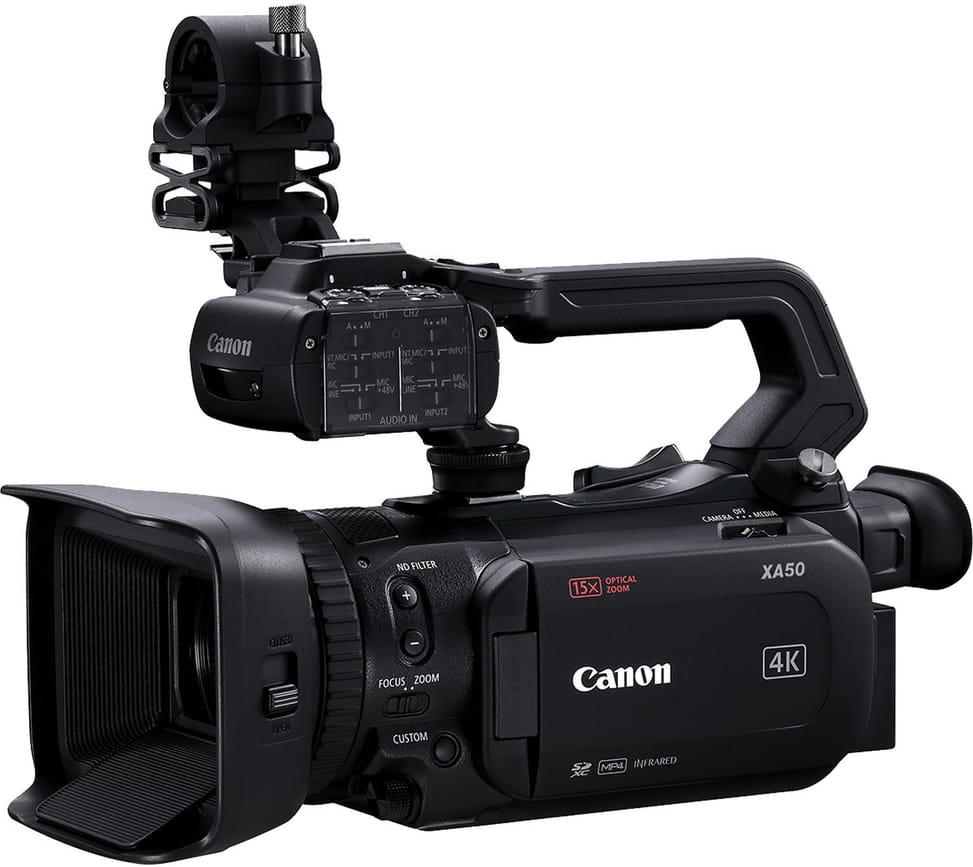Caméscope Canon XA50 Professionnel 4K (3669C011AA)