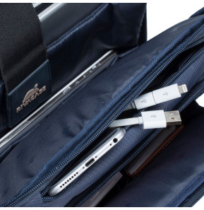 Sac à dos Rivacase Central 8262 bleu pour ordinateurs portables 15,6" (8262 Blue)