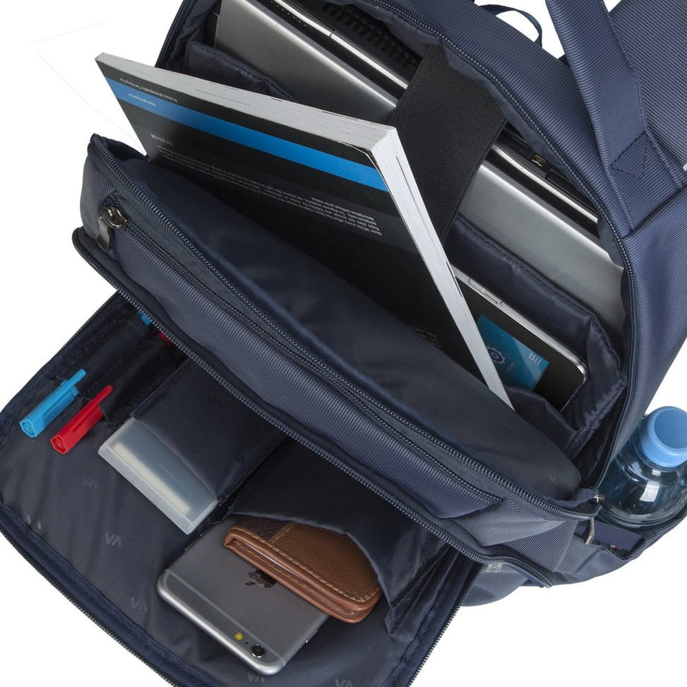 Sac à dos Rivacase Central 8262 bleu pour ordinateurs portables 15,6" (8262 Blue)