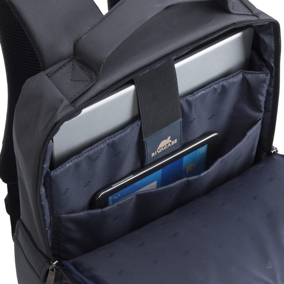 Sac à dos Rivacase Central 8262 Noir pour ordinateurs portables 15,6" (8262 Black)