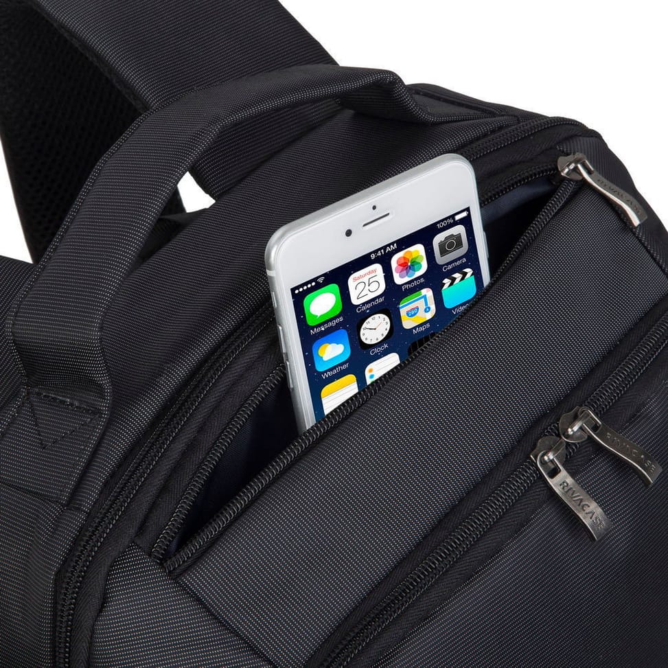 Sac à dos Rivacase Central 8262 Noir pour ordinateurs portables 15,6" (8262 Black)